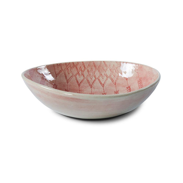 Pebble Salad Bowl Large - Red