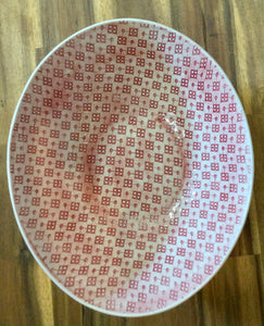 Pebble Salad Bowl Large - Red