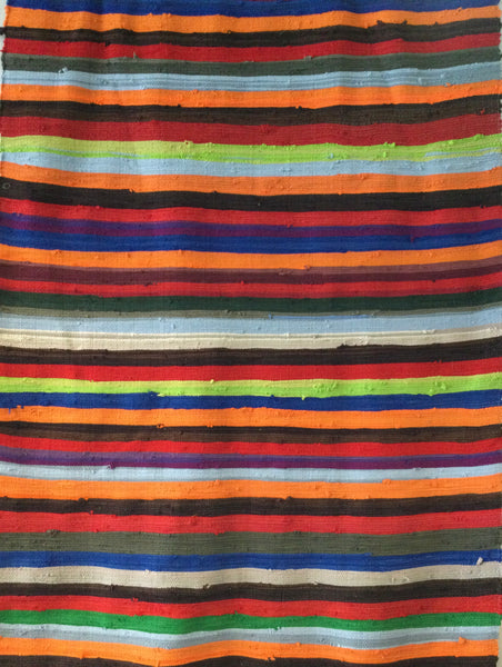 Bright cotton throw