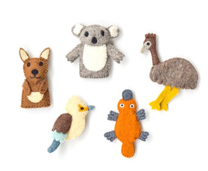 Australian Animals -  Finger Puppet Set (A)