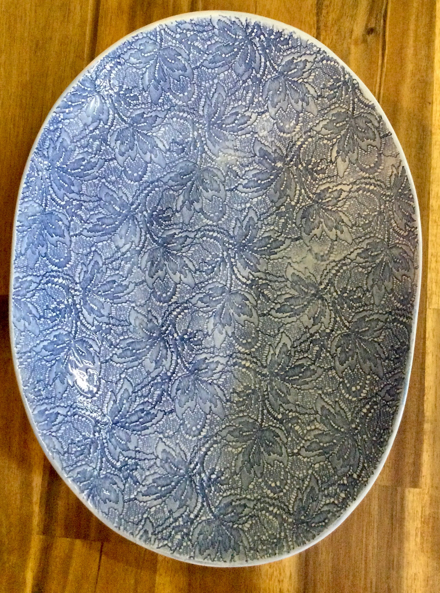 Pebble Oval Dish- Blue