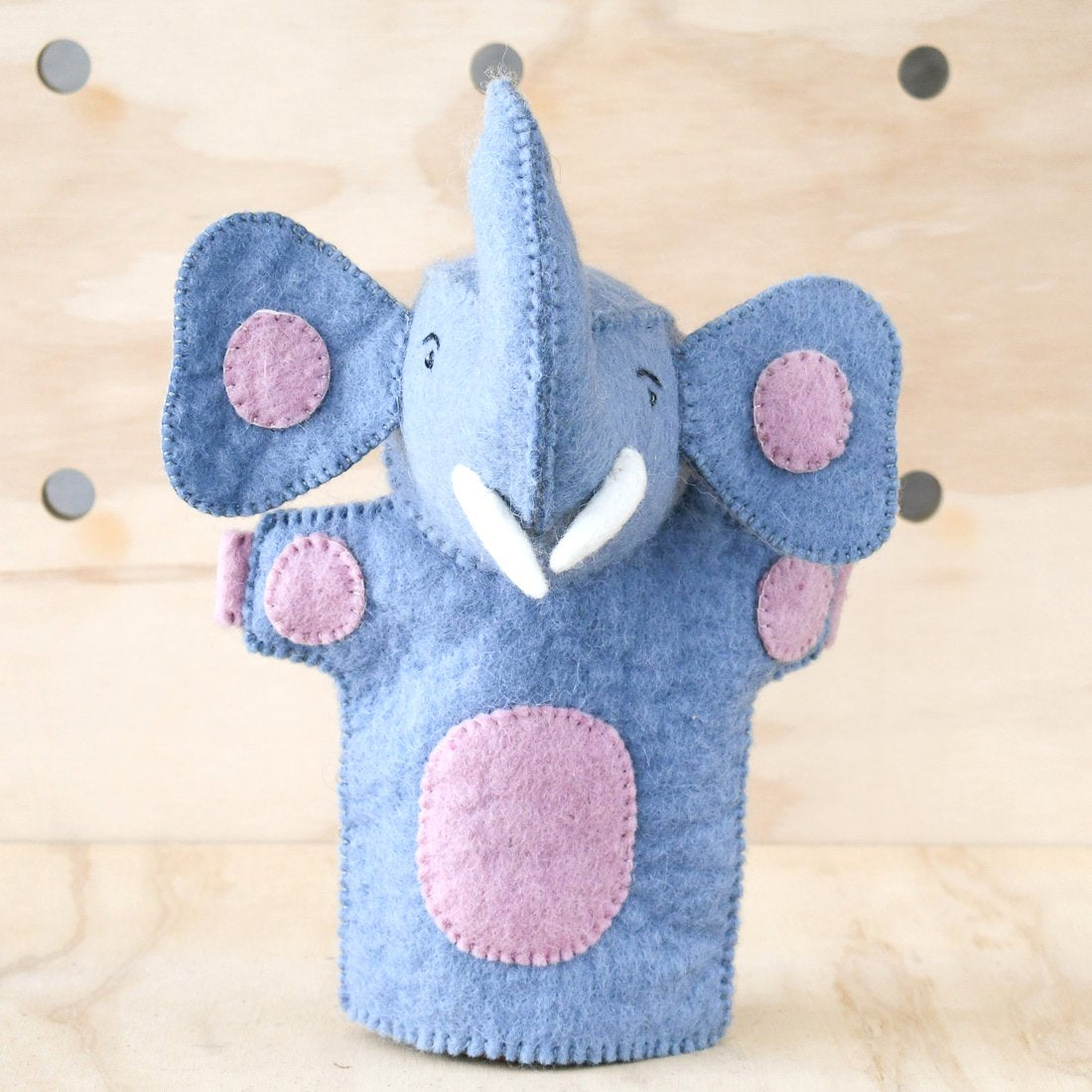 Hand Puppet - Blue Elephant