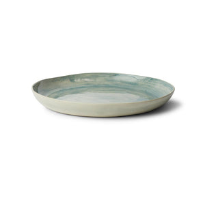 Paella Dish- Washed Green