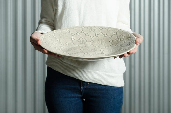 Pebble Oval Dish- Blue