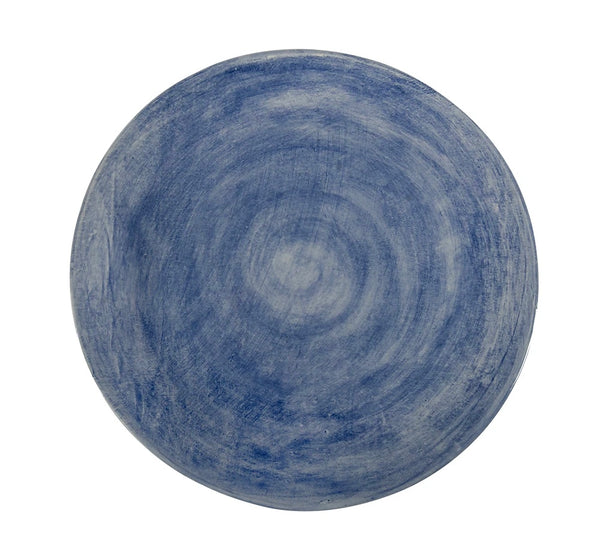 CAKE PLATE-  BLUE